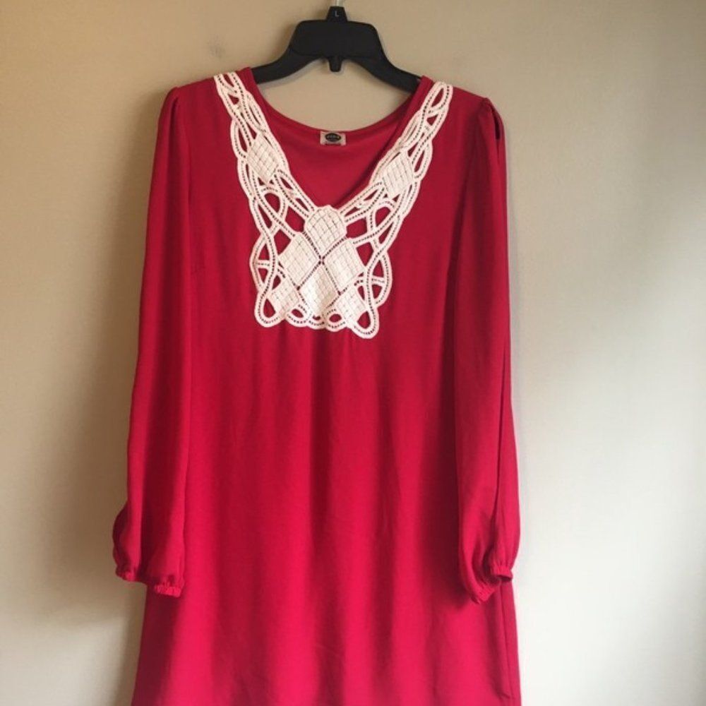 J&M clothing‎ medium burgundy dress